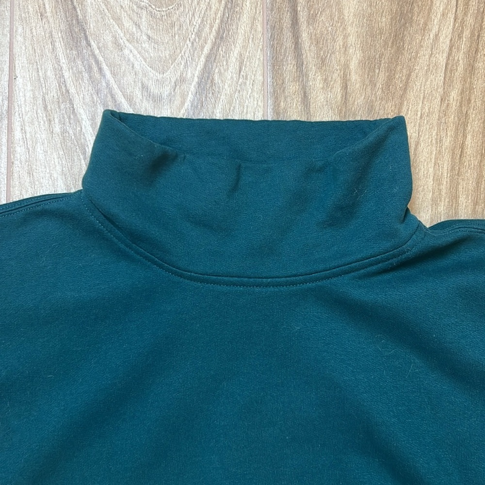 Abercrombie & Fitch Green Turtleneck Cowl Neck Sweater‎ - Picture 4 of 6